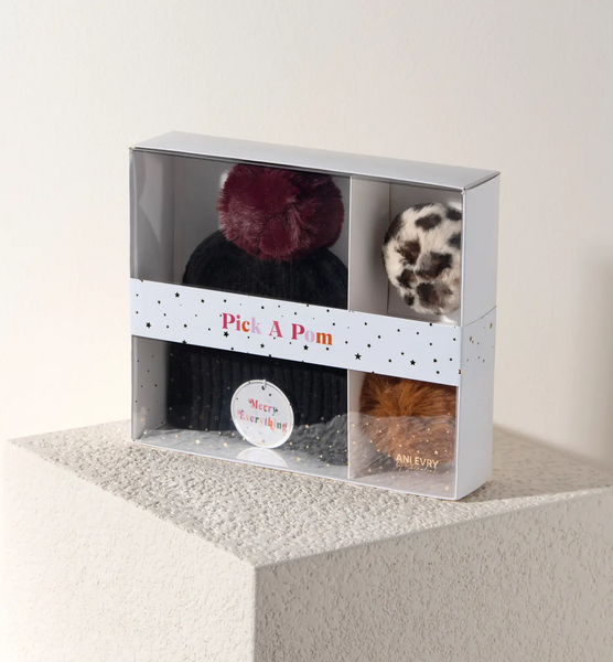 Pick A Pom Boxed Set-Black