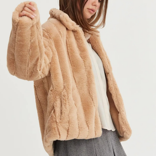 Faux Fur Jacket (Choose Color)