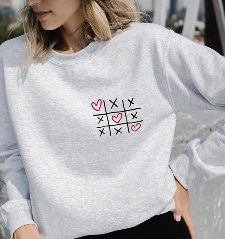 Tic Tac Toe Crewneck Sweatshirt