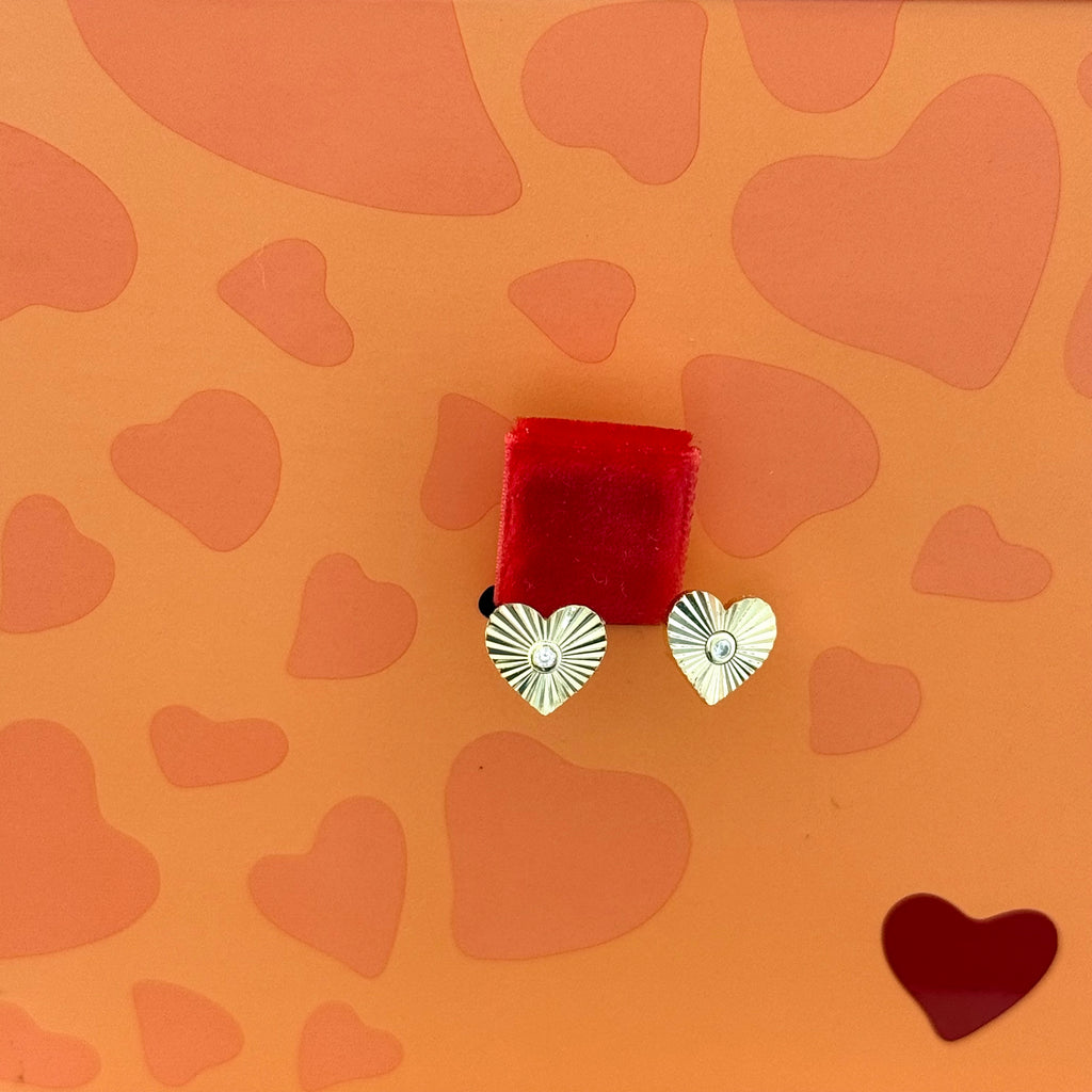 Heartbeat Stud Earrings