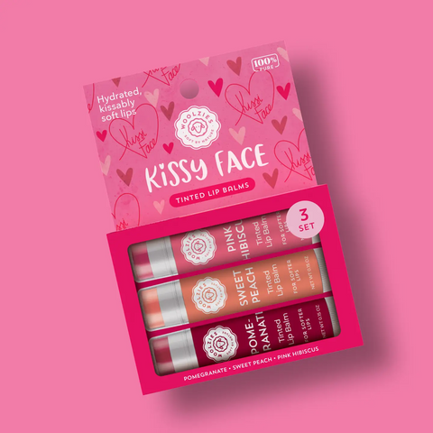 Kissy Face Tinted Lip Balms-Set of 3