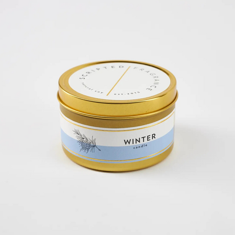 Winter Seasonal Soy Candle