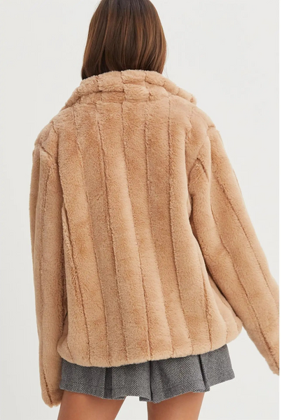 Faux Fur Jacket (Choose Color)