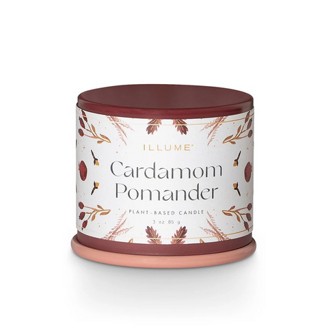 Cardamom Pom Demi Vanity Tin Candle