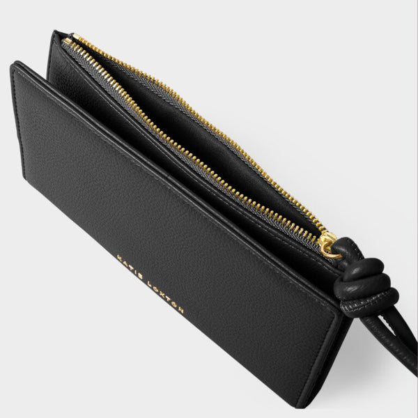 Asha Fold-Out Wristlet-Black