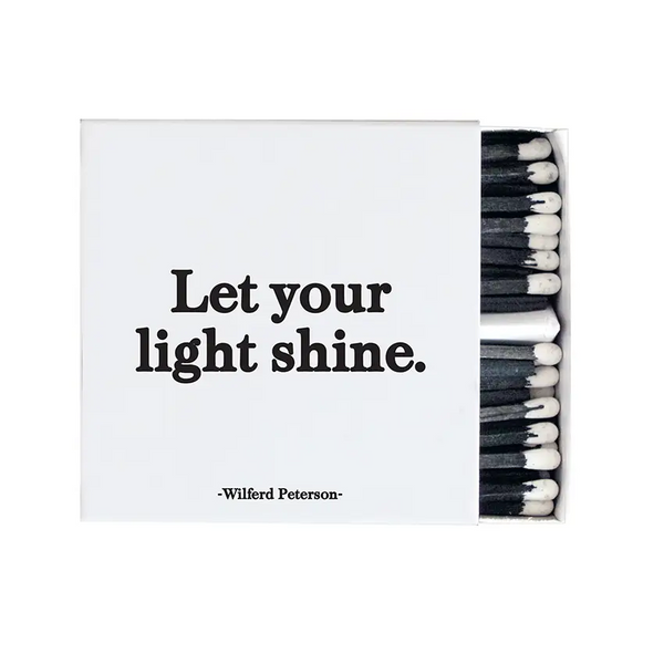 Let Your Light Shine  Match Box