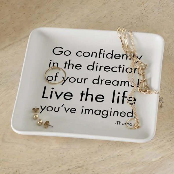 Go Confidently  Trinket Dish