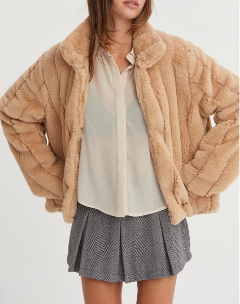 Faux Fur Jacket (Choose Color)