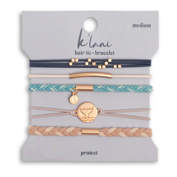 Hair Tie + Bracelet Set-Protect