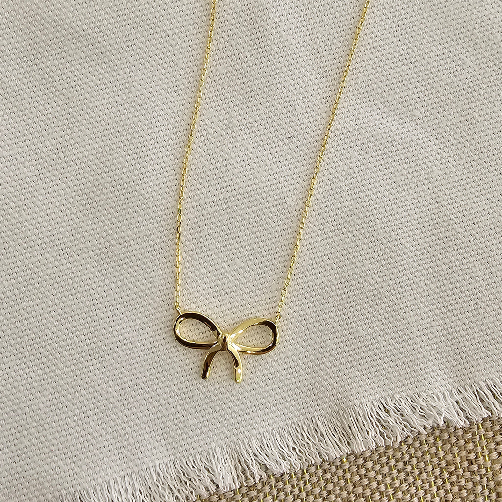 Coquette Bow Necklace