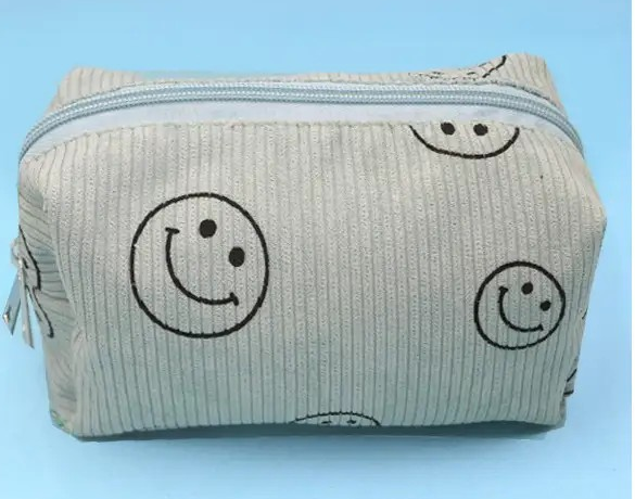 Smiley Cosmetic Makeup Pouch Bag