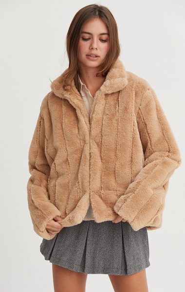 Faux Fur Jacket (Choose Color)