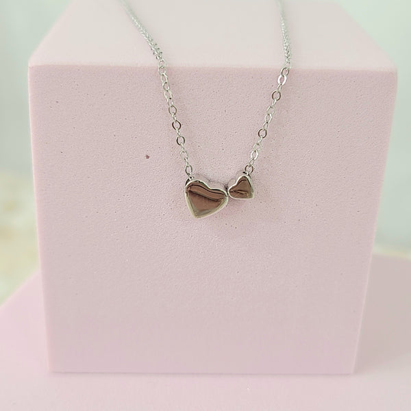 You & Me Heart Necklace