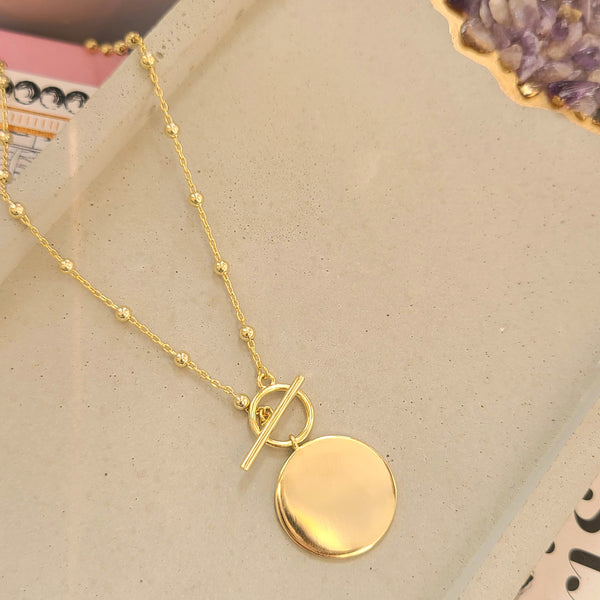 Toggle Pendant (Gold, Silver)